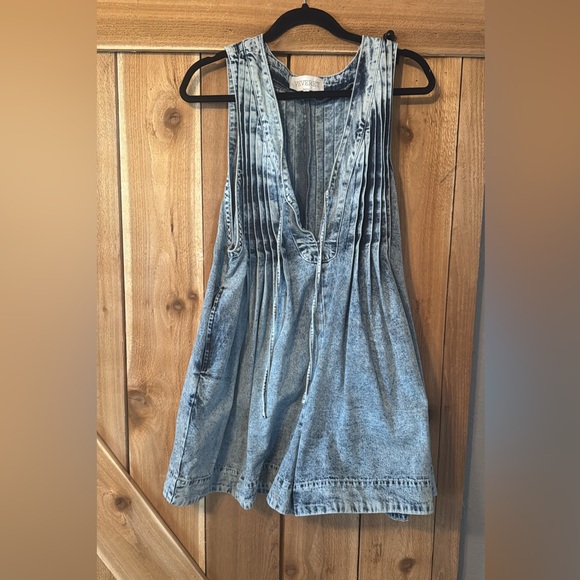Veveret Pants - Denim romper (shorts)